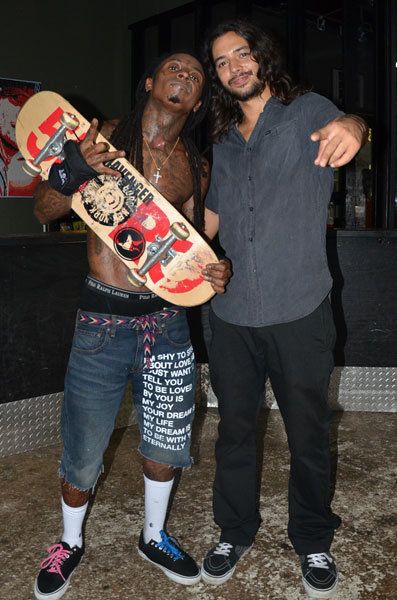 Lil Wayne Skateboarding at Skatepark of Tampa